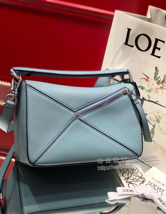 LOEWE經典爆款包包 羅意威小號Puzzle拼接手提斜挎包 10172  tcl1207